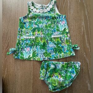 Lilly Pulitzer Dress and Bloomer Set